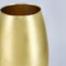 Gilded Smooth Oval Shape Glass Vase Ideal Use for Weddings Receptions or Home Decor